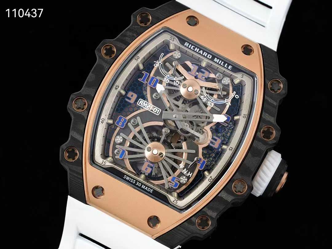 리차드밀 RM21-02 투르비용 에어로다인 뉴버젼 골드 화이트 시계 워치